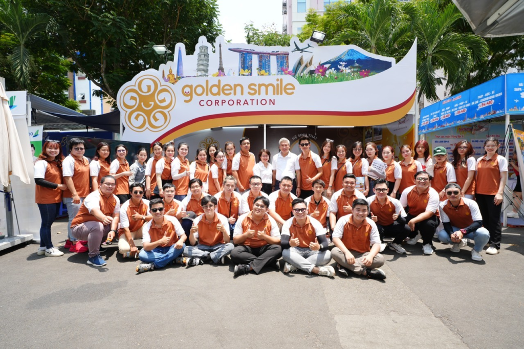 Golden Smile Corporation tại Ngày hội Du lịch TP.HCM năm 2023.